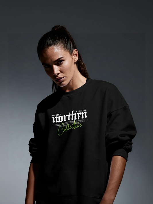 Northyn Collective Printed Oversized Premium Sweatshirt