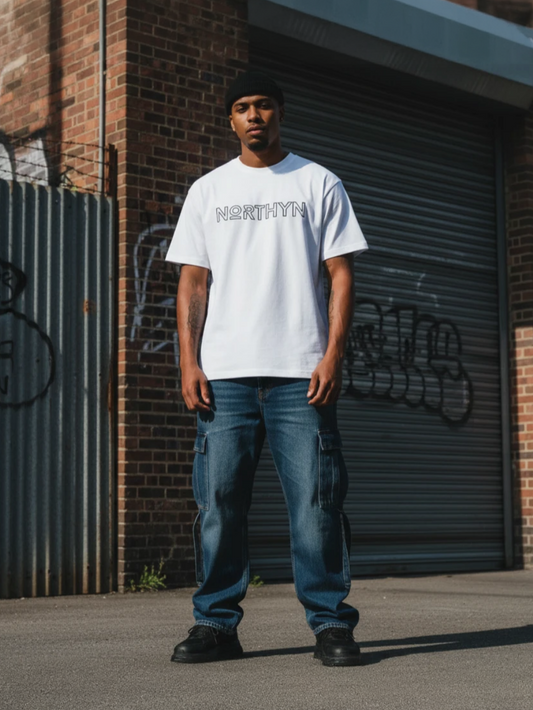 NORTHYN Embroidery Outline Oversized T-Shirt