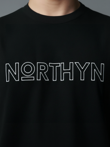 NORTHYN Embroidery Outline Oversized T-Shirt